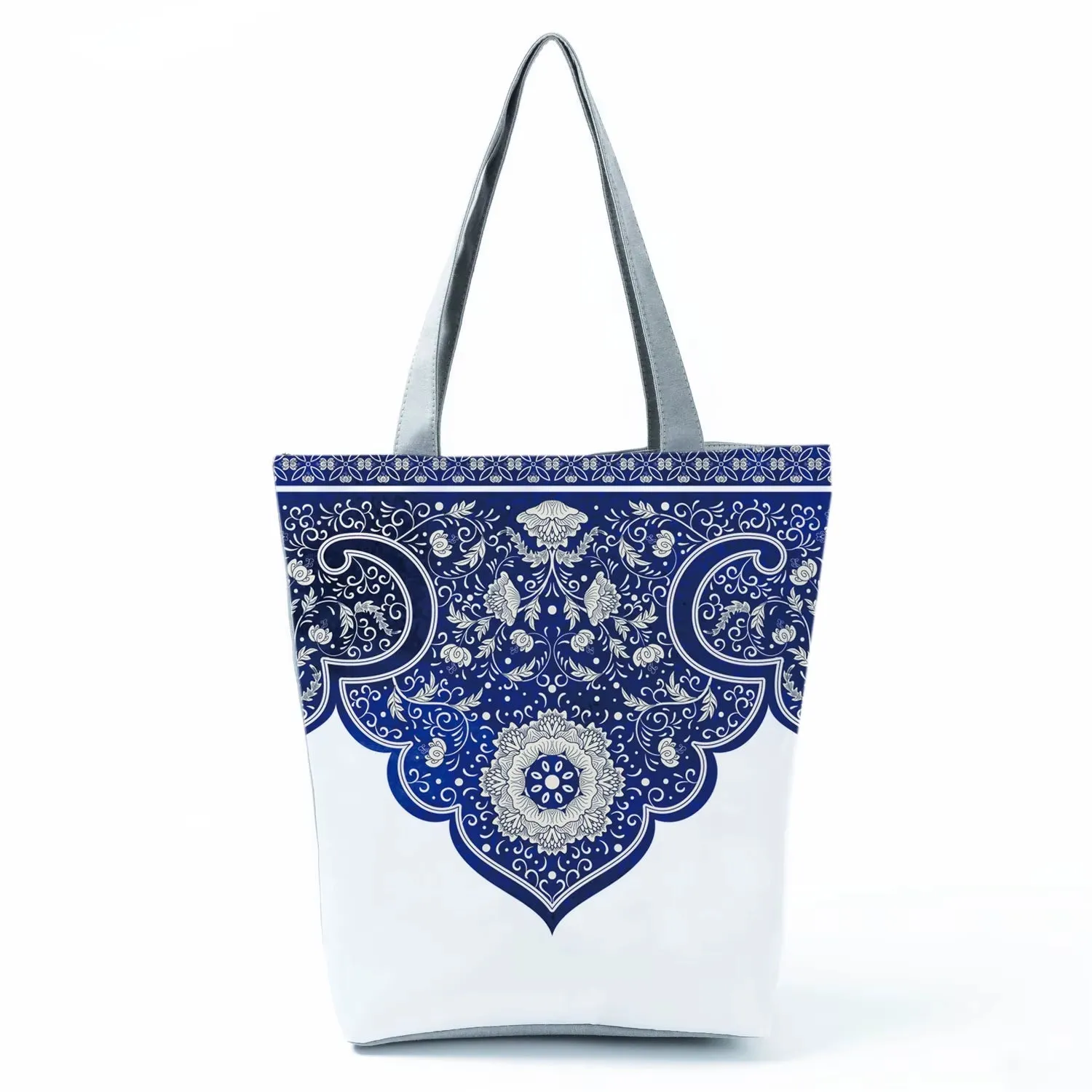 Bags for Women Floral Porcelain Geometric Abstract Pattern Shoulder Bag