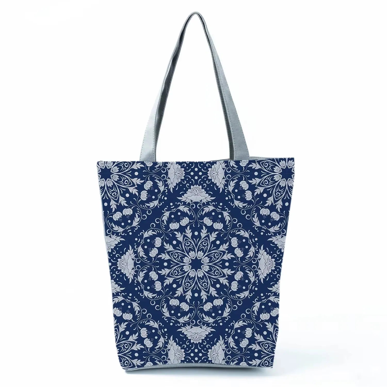 Bags for Women Floral Porcelain Geometric Abstract Pattern Shoulder Bag