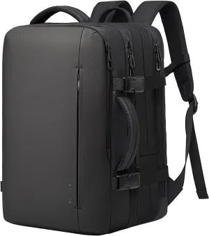 BANGE 45L Men's Expandable Travel Backpack, Men's Laptop Backpack for 17.3Inch Laptop, Carry On Backpack Fits Under Seat Airline Approved, Personal Item Travel Bag for Men…