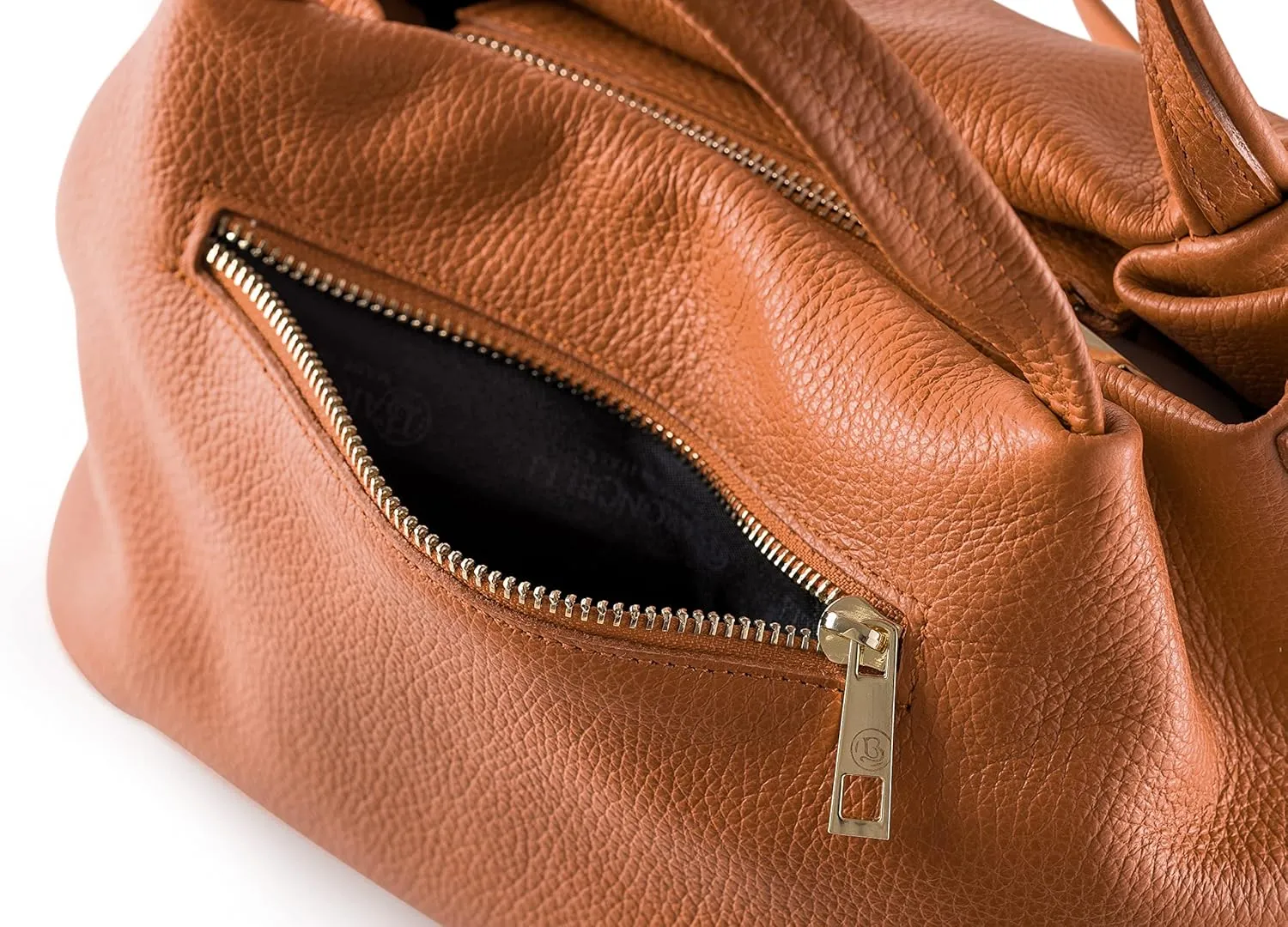Baroncelli Italian Leather Purse for Women Genuine Soft Leather Medium Size Shoulder Crossbody Bag Made in Italy