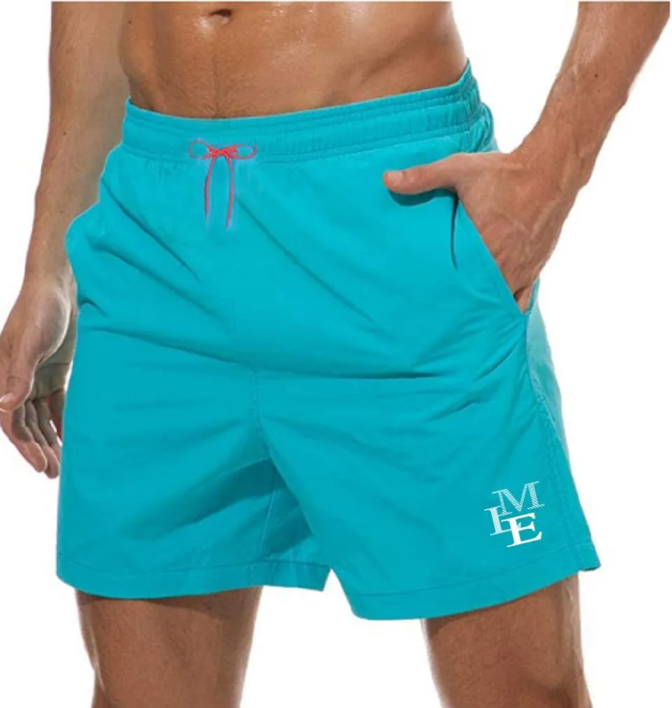 Beach Shorts Swim Trunks Quick Dry Men's Bathing Suit with Mesh Lining/Side Pockets