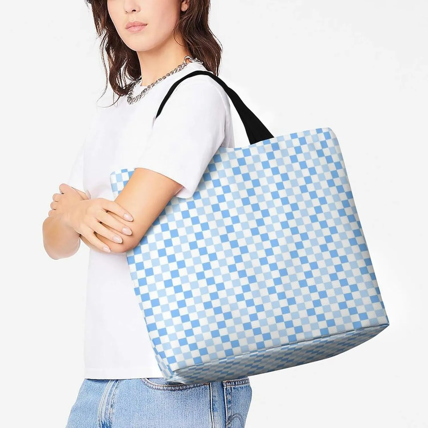 Beach Tote Bag for Women Large Summer Shoulder Bag, Lightweight Foldable Shoulder Handbags for Travel Vacation Picnic