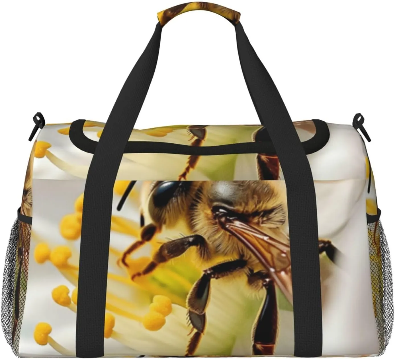 Bee Travel Duffel Bag Tote Bag Sports Gym Bag For Women And Men