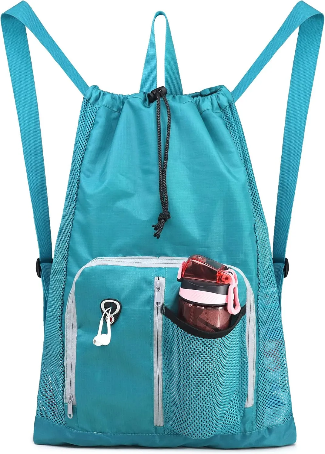 BeeGreen Drawstring Bags Backapck for Men Women Athletic Gym Sports Workout Beach Swim