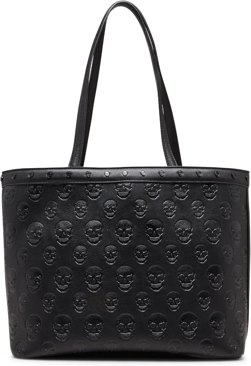 Betsey Johnson Skull Boss Tote, Black