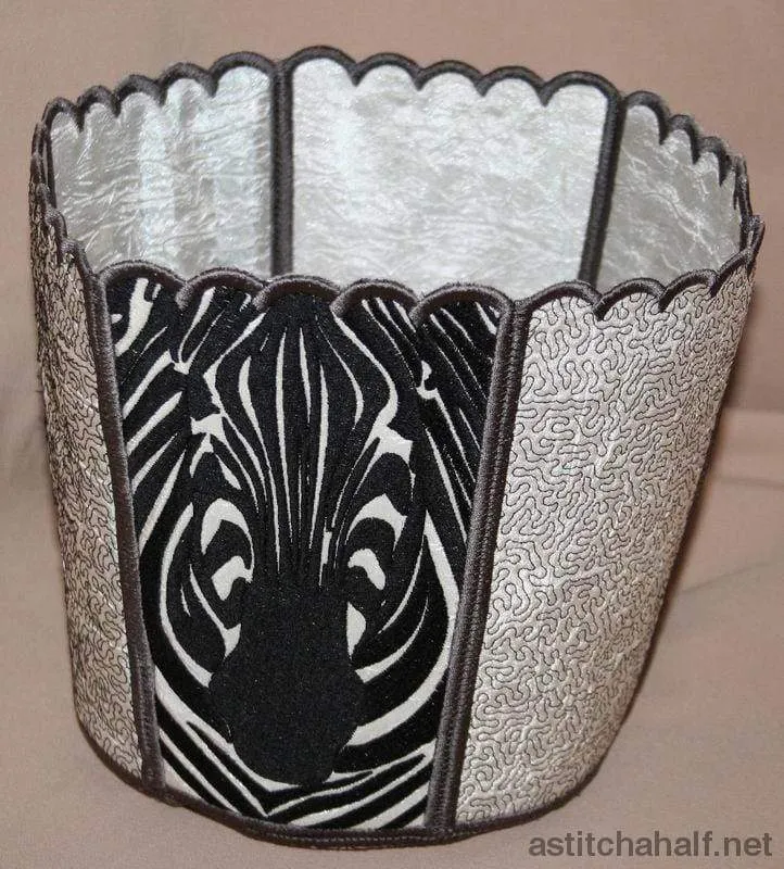 Bin Bucket Impeccable Zebra Multi-functional