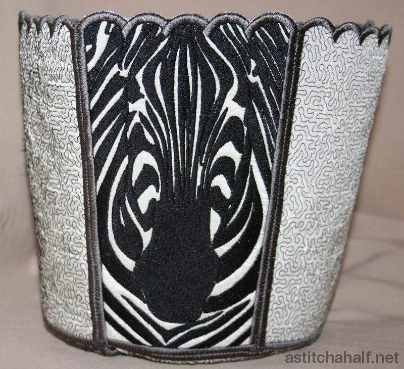 Bin Bucket Impeccable Zebra Multi-functional