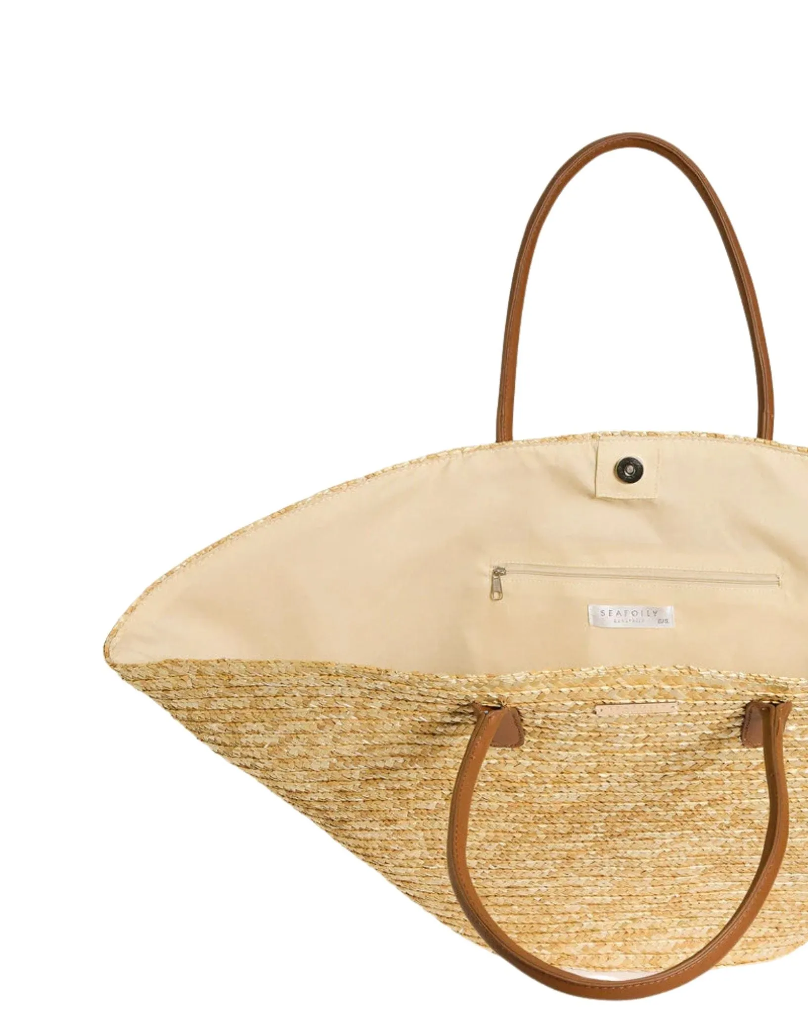 Birds Of Paradise Straw Fan Tote Bag