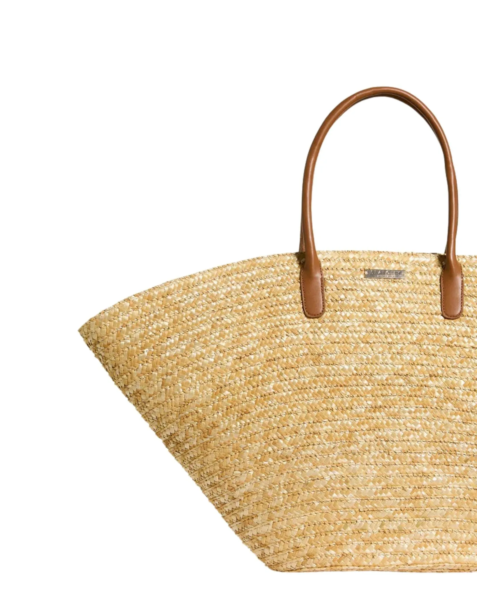 Birds Of Paradise Straw Fan Tote Bag