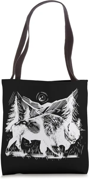 Bison Lover Buffalo Wild Water Bovines Wildlife Colorado Tote Bag