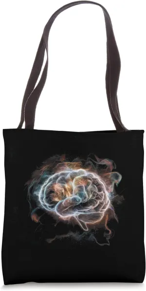 Brain with strong water colors Tote Bag