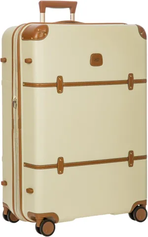Bric's Bellagio Expandable Spinner Trunk - 30" Carry On Suitcase - TSA Approved Luggage - Cream
