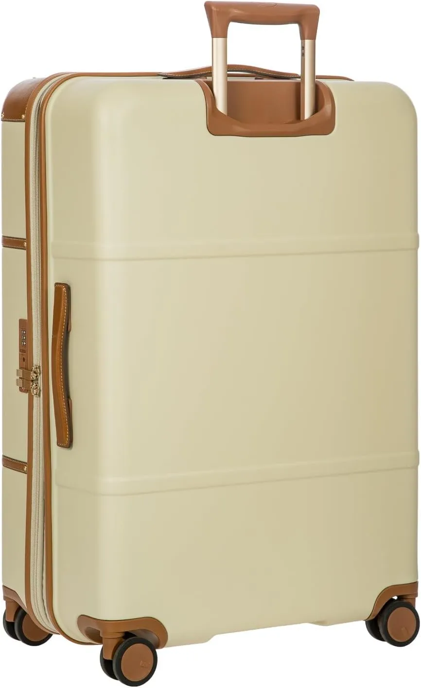 Bric's Bellagio Expandable Spinner Trunk - 30" Carry On Suitcase - TSA Approved Luggage - Cream