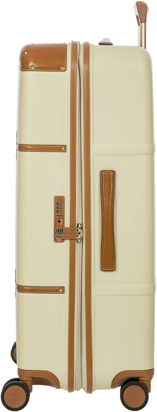 Bric's Bellagio Expandable Spinner Trunk - 30" Carry On Suitcase - TSA Approved Luggage - Cream