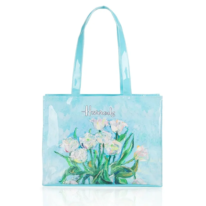 British PVC Large Capacity Tote Bag