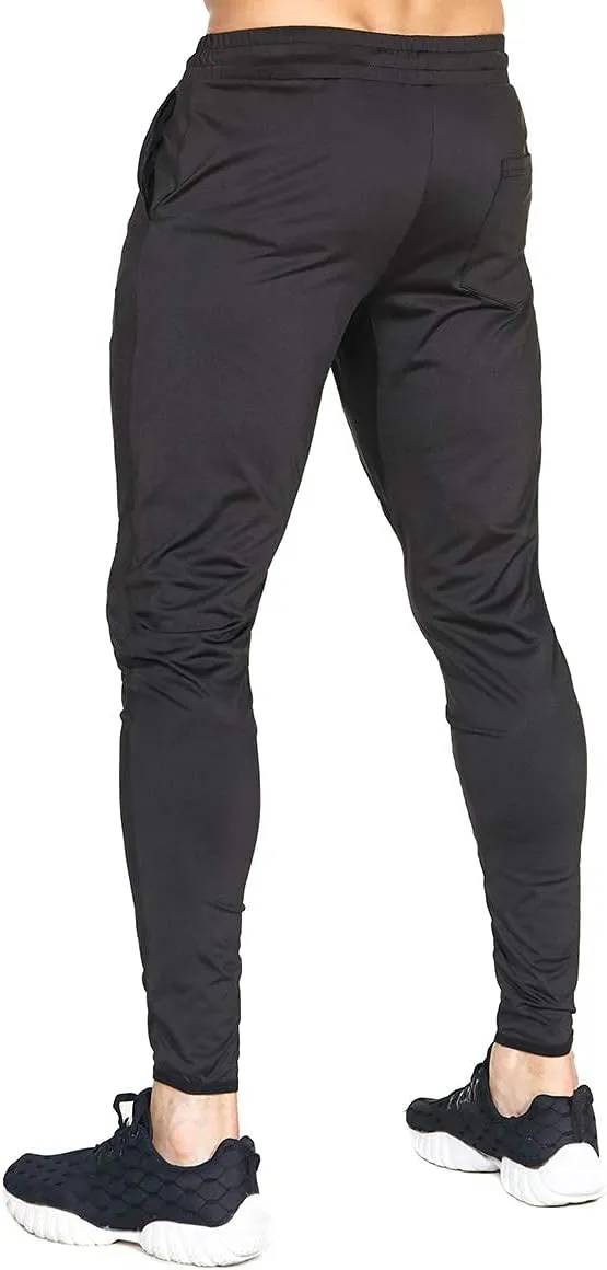 BROKIG Mens Lightweight Gym Jogger Pants,Men's Workout Sweatpants with Zip Pocket