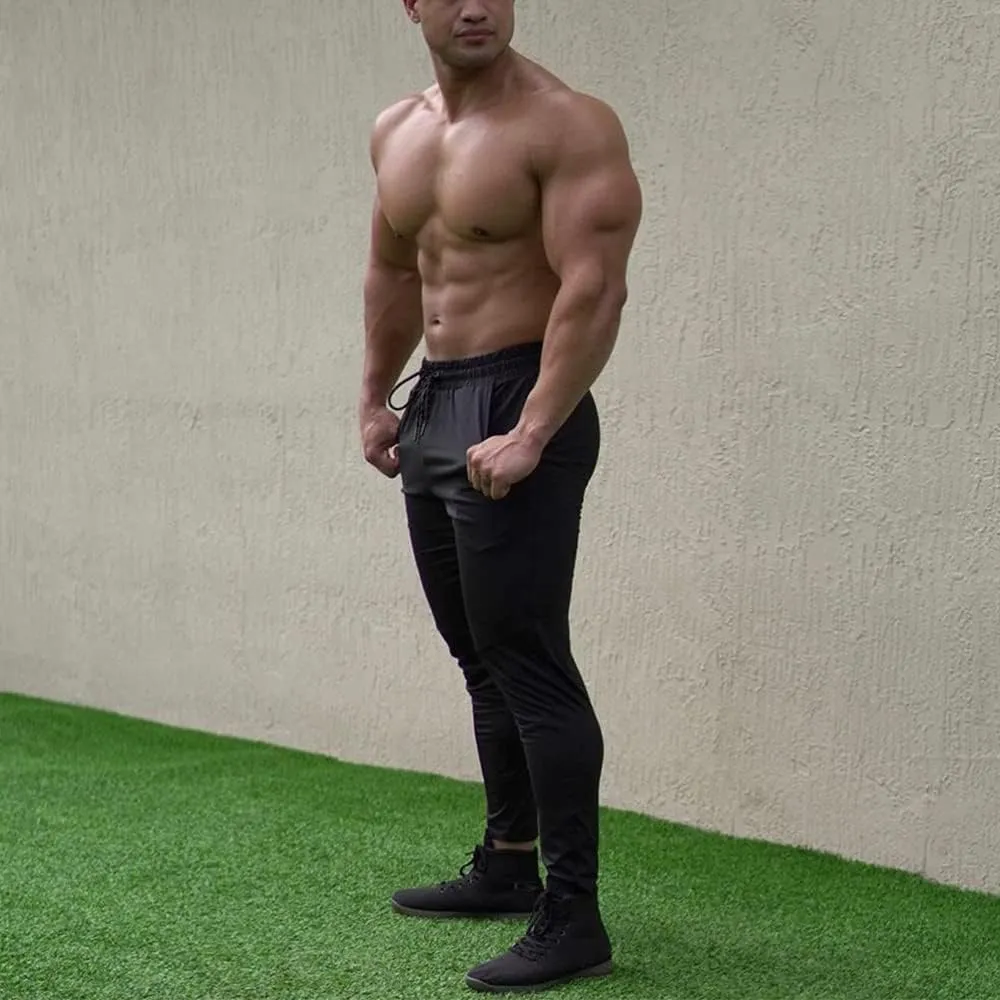 BROKIG Mens Lightweight Gym Jogger Pants,Men's Workout Sweatpants with Zip Pocket