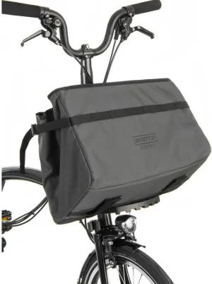 Brompton Electric Bike Basket Bag – 22L Tote with Aluminium Frame and Carry Handles – Compatible Electric Folding Bikes – Water-Resistant Front Luggage