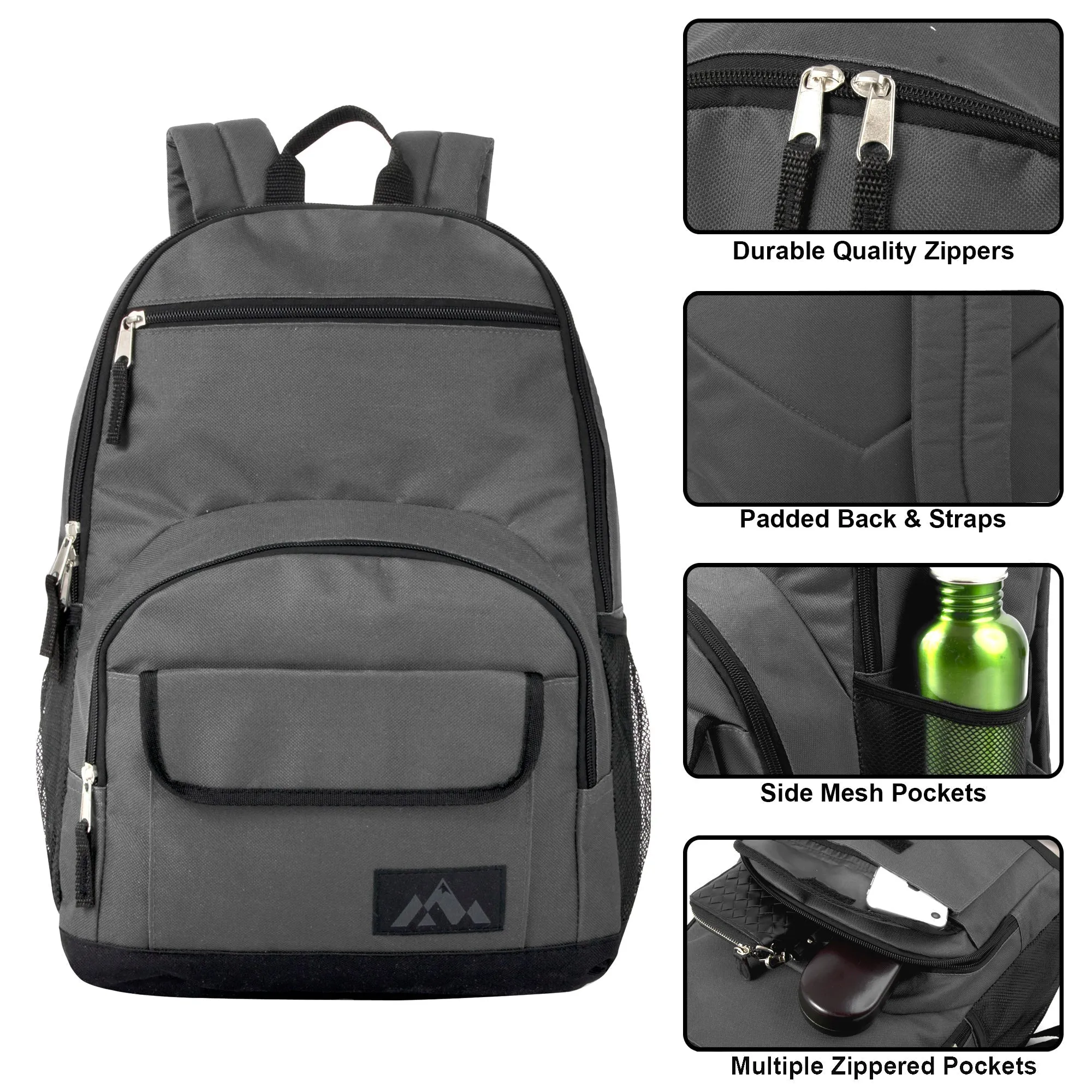 Bulk Multi Pocket Function Backpack Girls & Boys