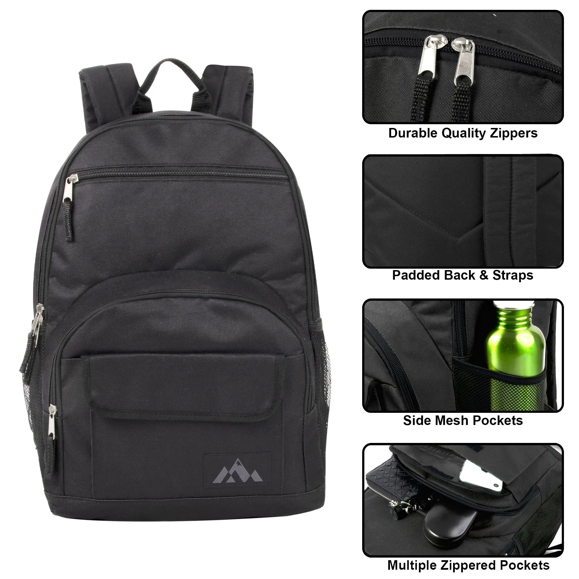 Bulk Multi Pocket Function Backpack Girls & Boys
