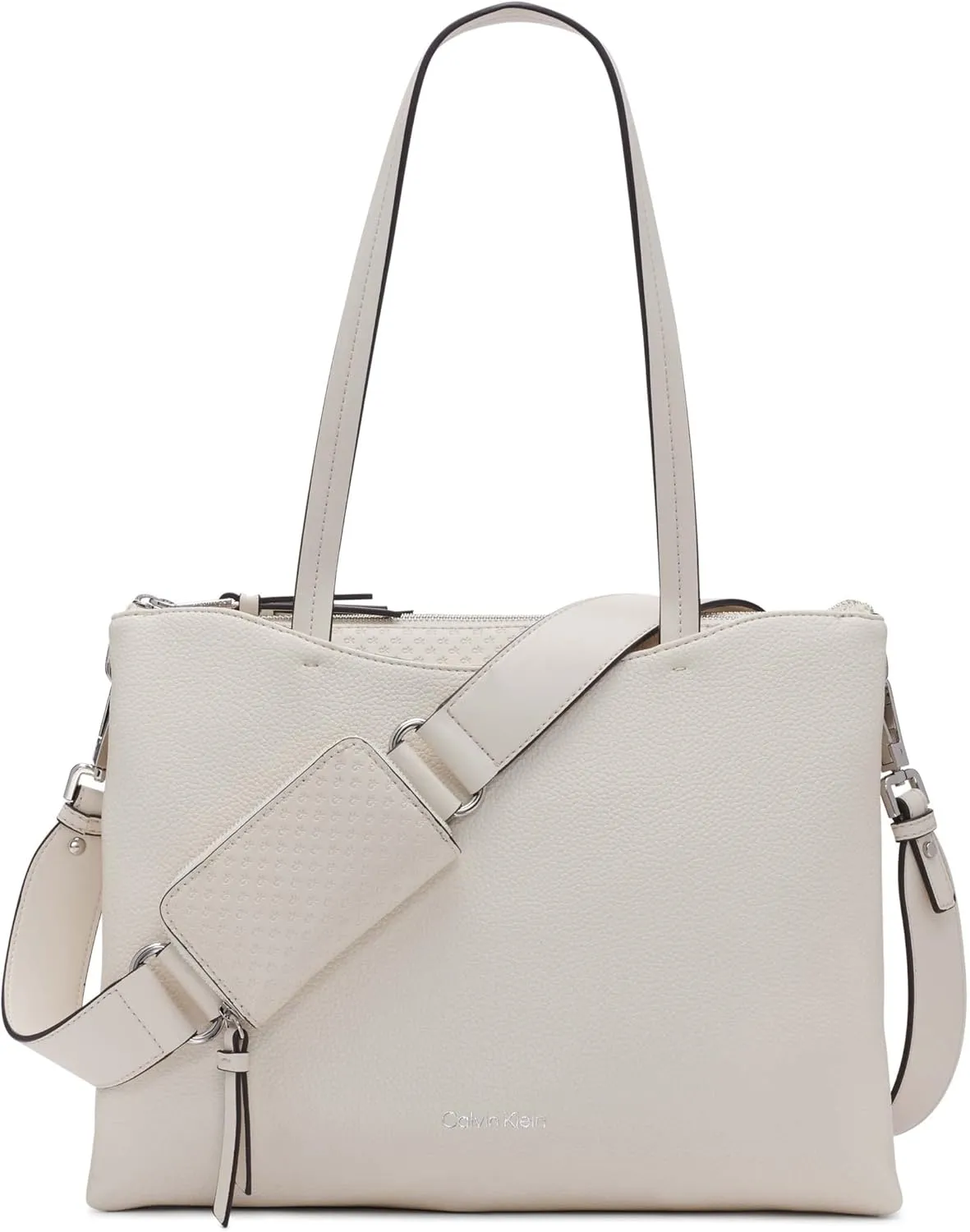 Calvin Klein Chrome Organizational 2 in 1 Tote