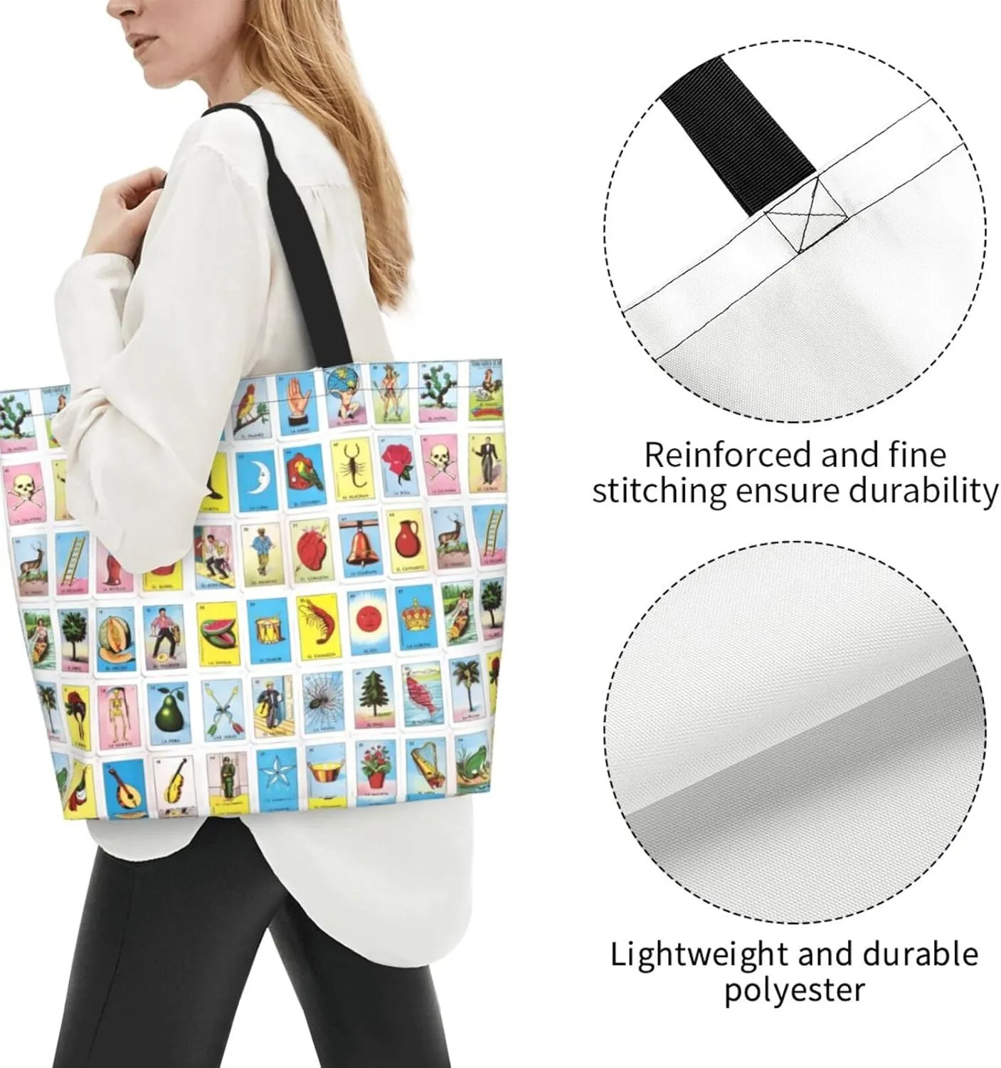 Camouflage Camo Large Tote Bag Casual Shoulder Bags Reusable Grocery Handbag For Women Travel Shopping Gym