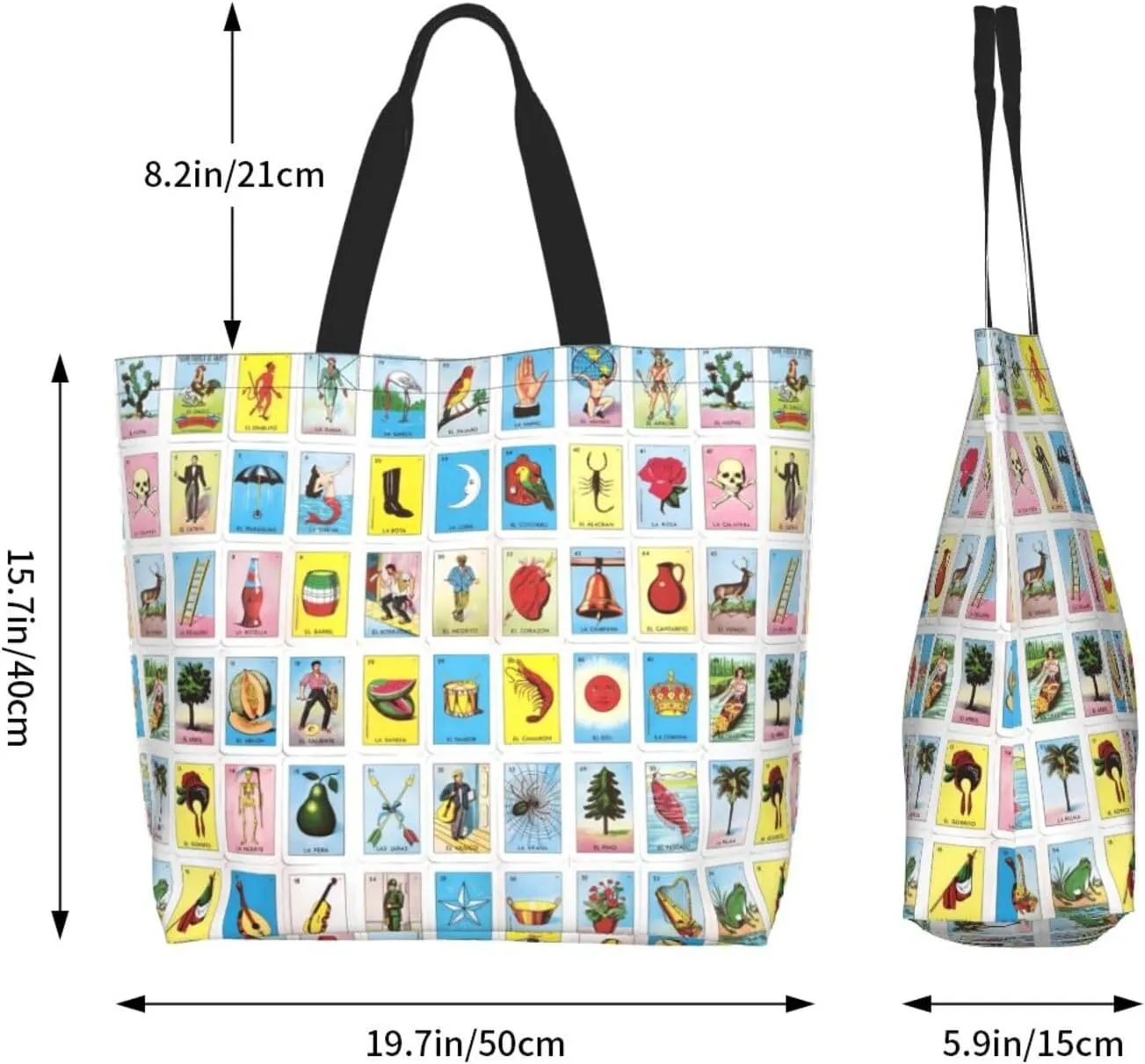 Camouflage Camo Large Tote Bag Casual Shoulder Bags Reusable Grocery Handbag For Women Travel Shopping Gym
