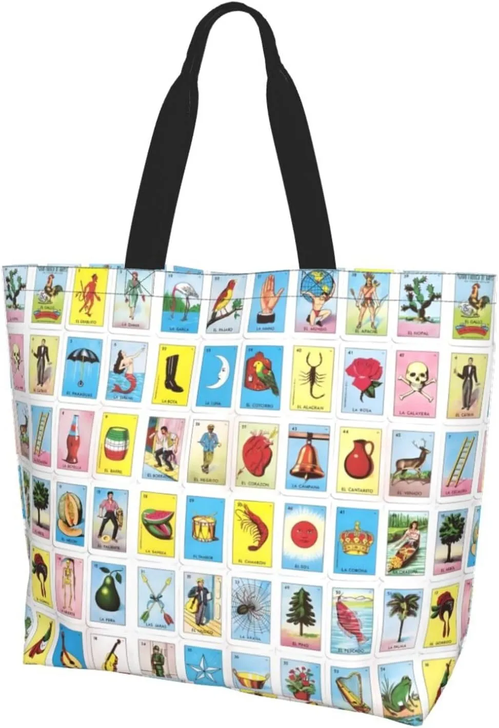 Camouflage Camo Large Tote Bag Casual Shoulder Bags Reusable Grocery Handbag For Women Travel Shopping Gym
