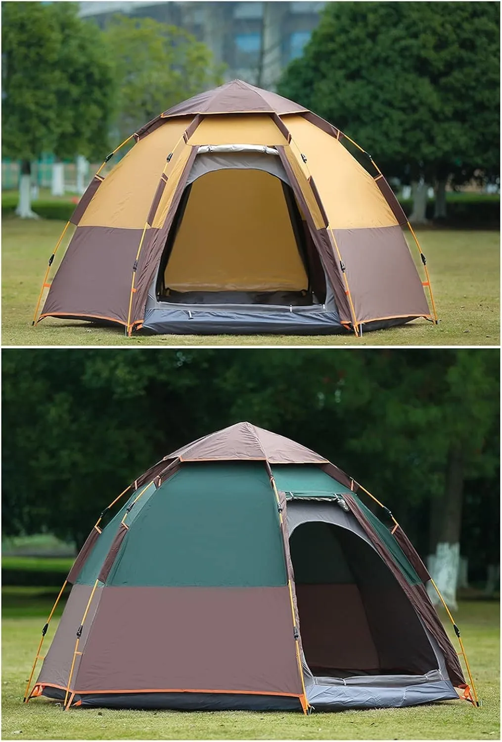 Camping Tent Fully Automatic Camping Tent Waterproof Outdoor Hiking Tent Oxford Cloth Backpacking Tent Outdoor Tool Picnic