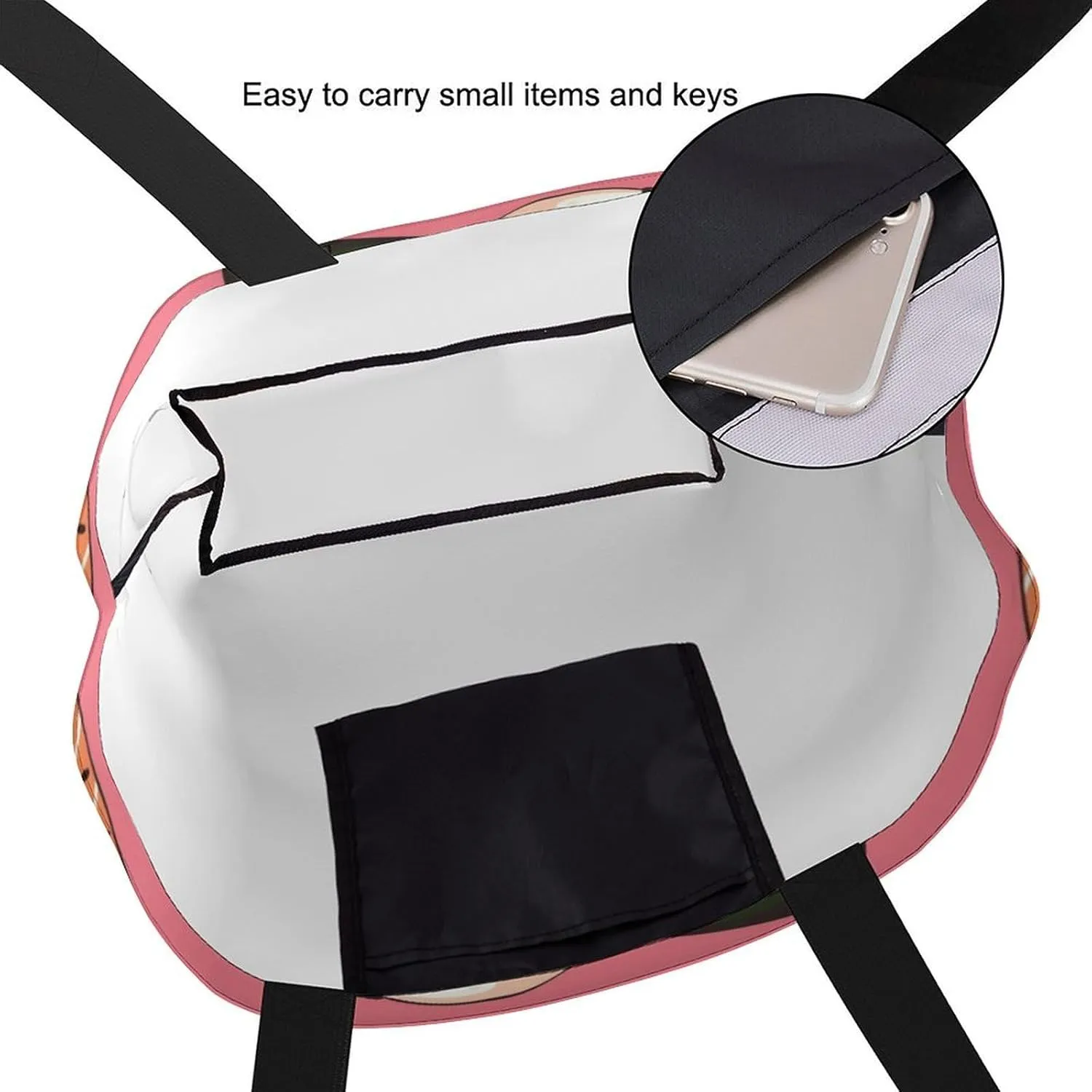 Canvas Tote Bag Large Women Casual Shoulder Bag Handbag Reusable Beach Shopping Grocery Bag For Outdoors