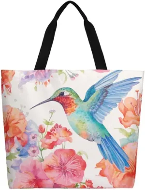 Canvas Tote Bag Large Women Casual Shoulder Bag Handbag Reusable Beach Shopping Grocery Bag For Outdoors