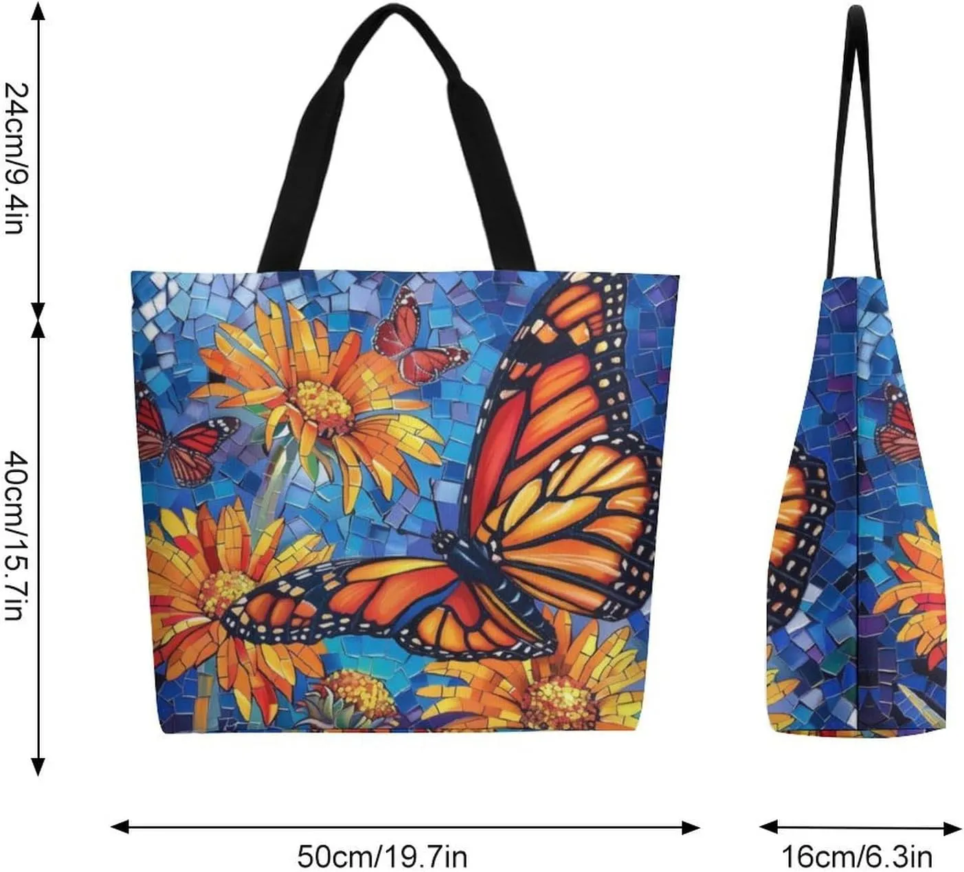 Canvas Tote Bag Large Women Casual Shoulder Bag Handbag Reusable Beach Shopping Grocery Bag For Outdoors