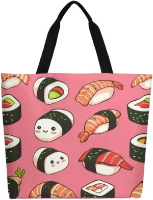 Canvas Tote Bag Large Women Casual Shoulder Bag Handbag Reusable Beach Shopping Grocery Bag For Outdoors
