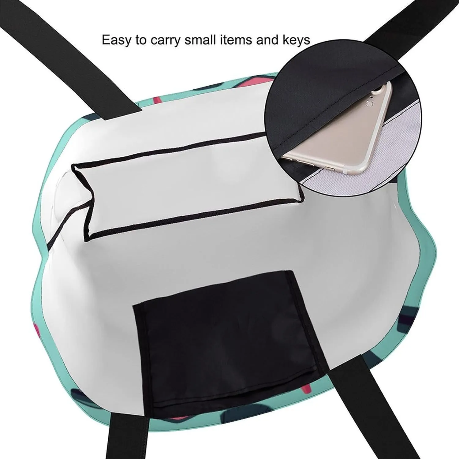 Canvas Tote Bag Large Women Casual Shoulder Bag Handbag Reusable Beach Shopping Grocery Bag For Outdoors
