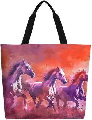 Canvas Tote Bag Large Women Casual Shoulder Bag Handbag Reusable Beach Shopping Grocery Bag For Outdoors