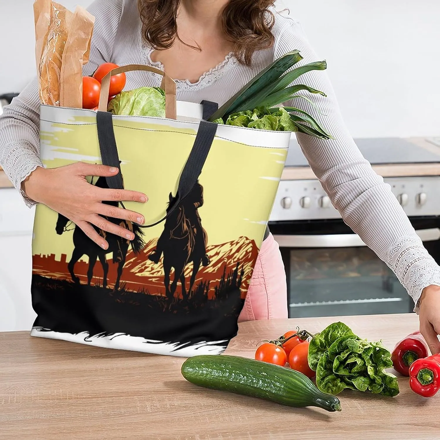 Canvas Tote Bag Large Women Casual Shoulder Bag Handbag Reusable Beach Shopping Grocery Bag For Outdoors