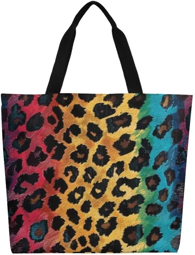 Canvas Tote Bag Large Women Casual Shoulder Bag Handbag Reusable Beach Shopping Grocery Bag For Outdoors