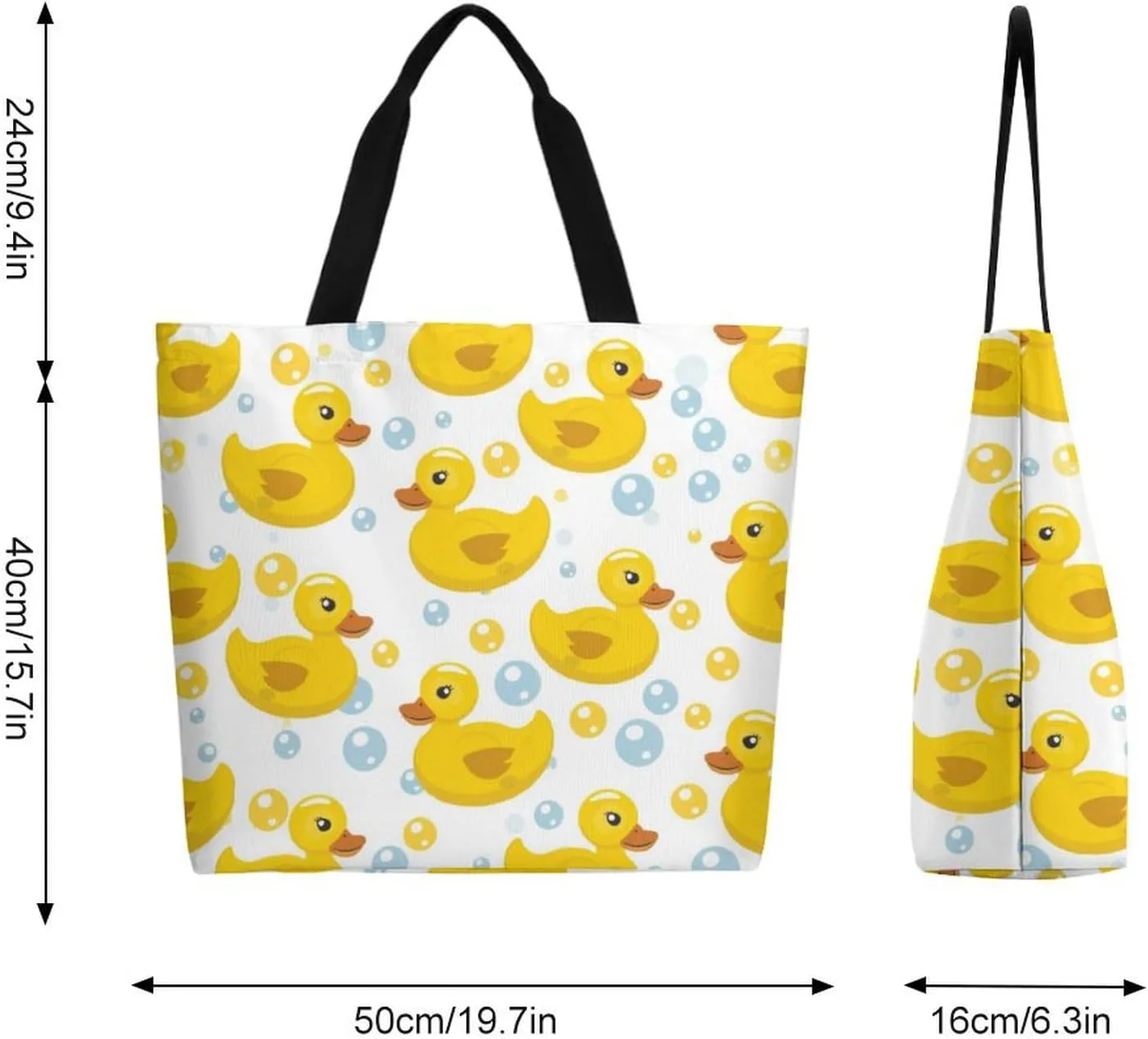 Canvas Tote Bag Large Women Casual Shoulder Bag Handbag Reusable Beach Shopping Grocery Bag For Outdoors