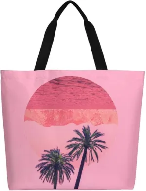 Canvas Tote Bag Large Women Casual Shoulder Bag Handbag Reusable Beach Shopping Grocery Bag For Outdoors