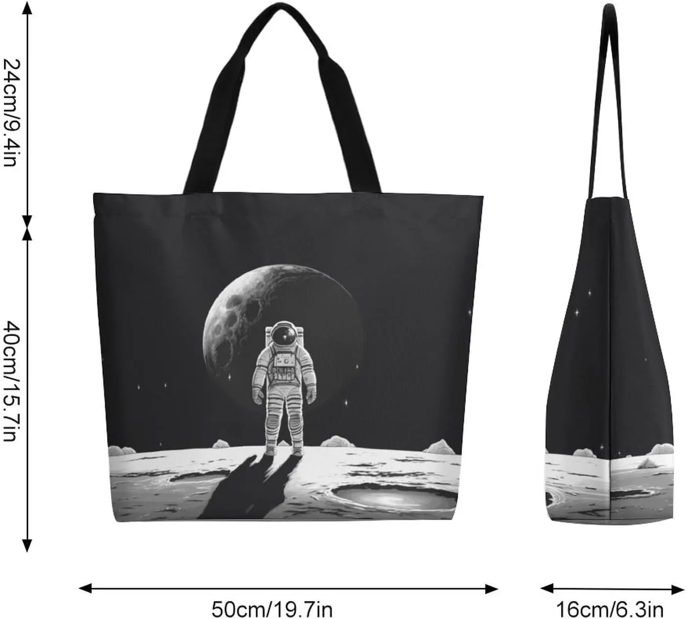 Canvas Tote Bag Large Women Casual Shoulder Bag Handbag Reusable Beach Shopping Grocery Bag For Outdoors