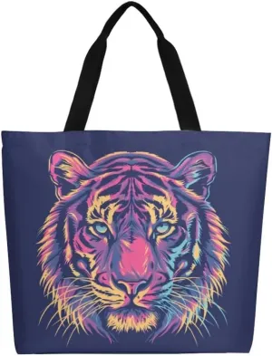 Canvas Tote Bag Large Women Casual Shoulder Bag Handbag Reusable Beach Shopping Grocery Bag For Outdoors