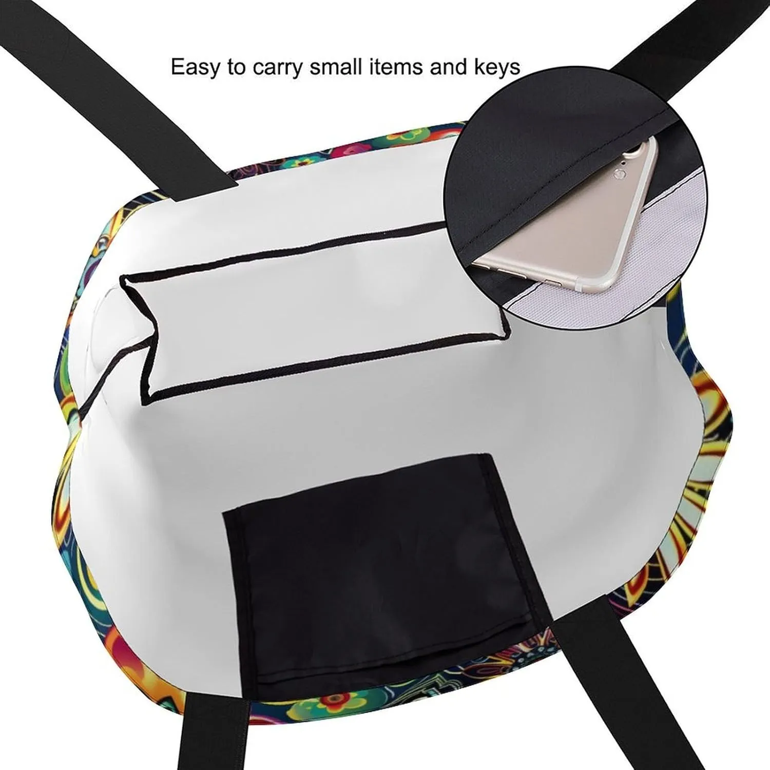 Canvas Tote Bag Large Women Casual Shoulder Bag Handbag Reusable Beach Shopping Grocery Bag For Outdoors