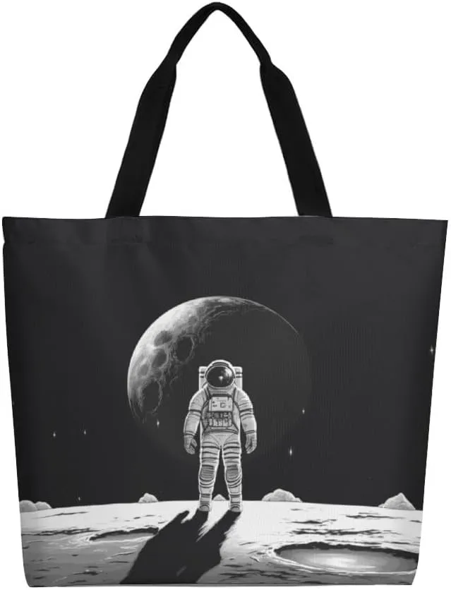 Canvas Tote Bag Large Women Casual Shoulder Bag Handbag Reusable Beach Shopping Grocery Bag For Outdoors
