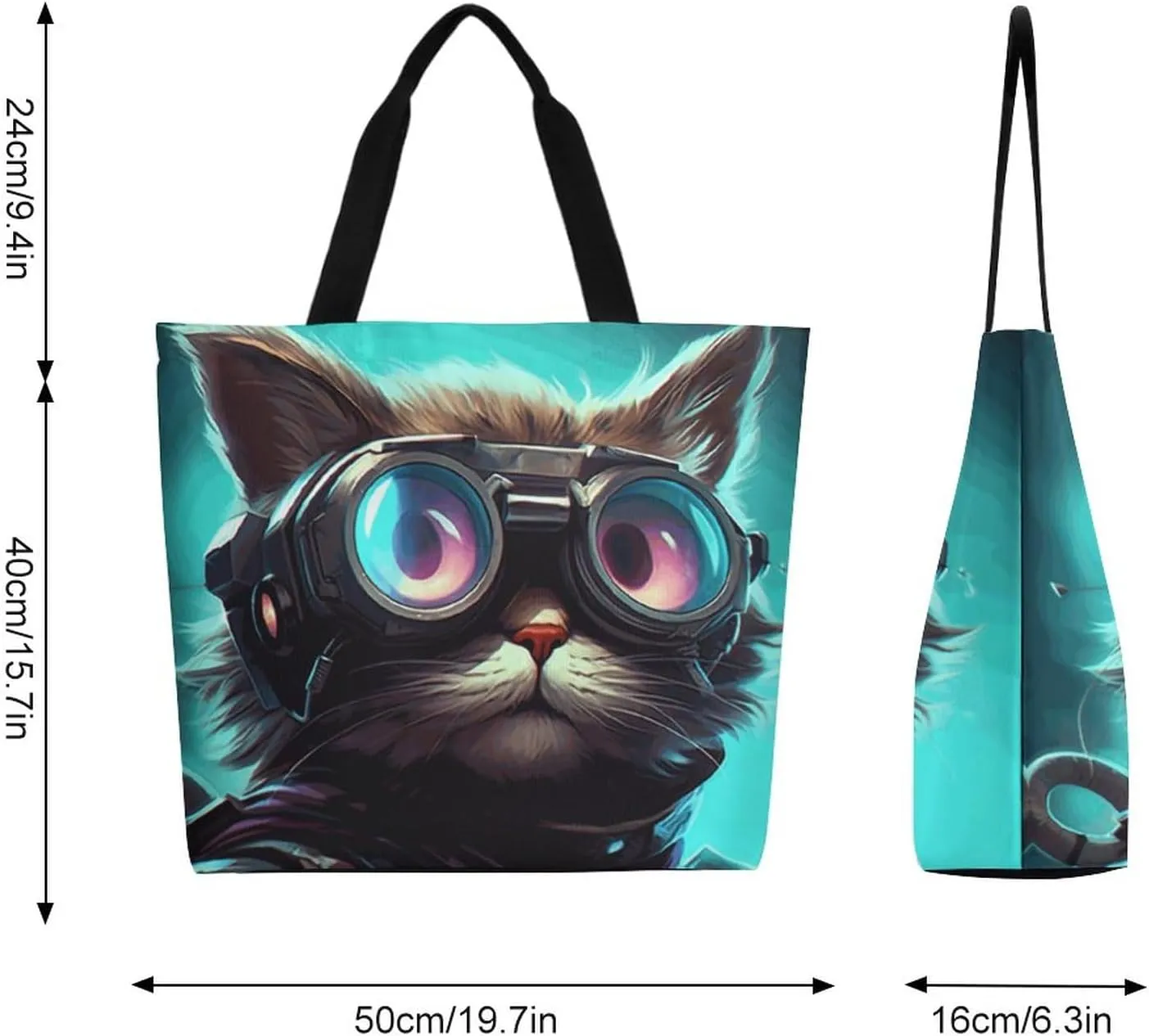 Canvas Tote Bag Large Women Casual Shoulder Bag Handbag Reusable Beach Shopping Grocery Bag For Outdoors