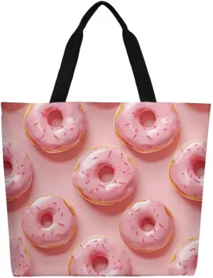 Canvas Tote Bag Large Women Casual Shoulder Bag Handbag Reusable Beach Shopping Grocery Bag For Outdoors