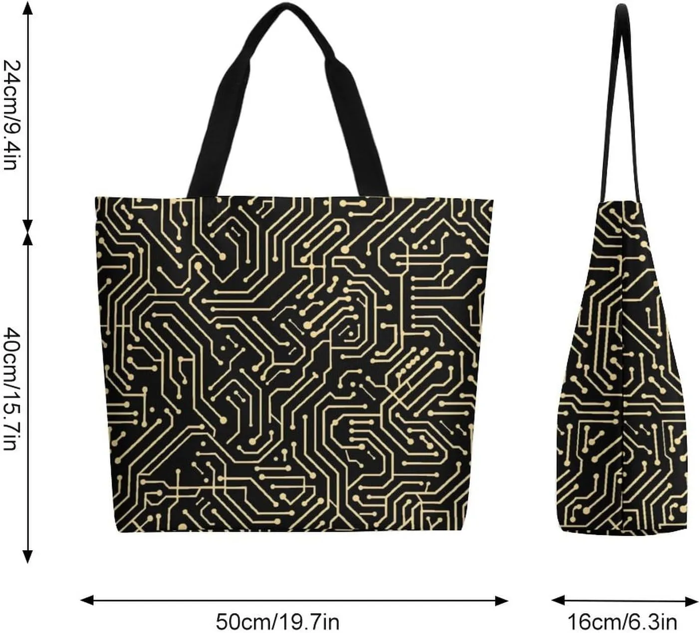 Canvas Tote Bag Large Women Casual Shoulder Bag Handbag Reusable Beach Shopping Grocery Bag For Outdoors