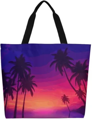 Canvas Tote Bag Large Women Casual Shoulder Bag Handbag Reusable Beach Shopping Grocery Bag For Outdoors