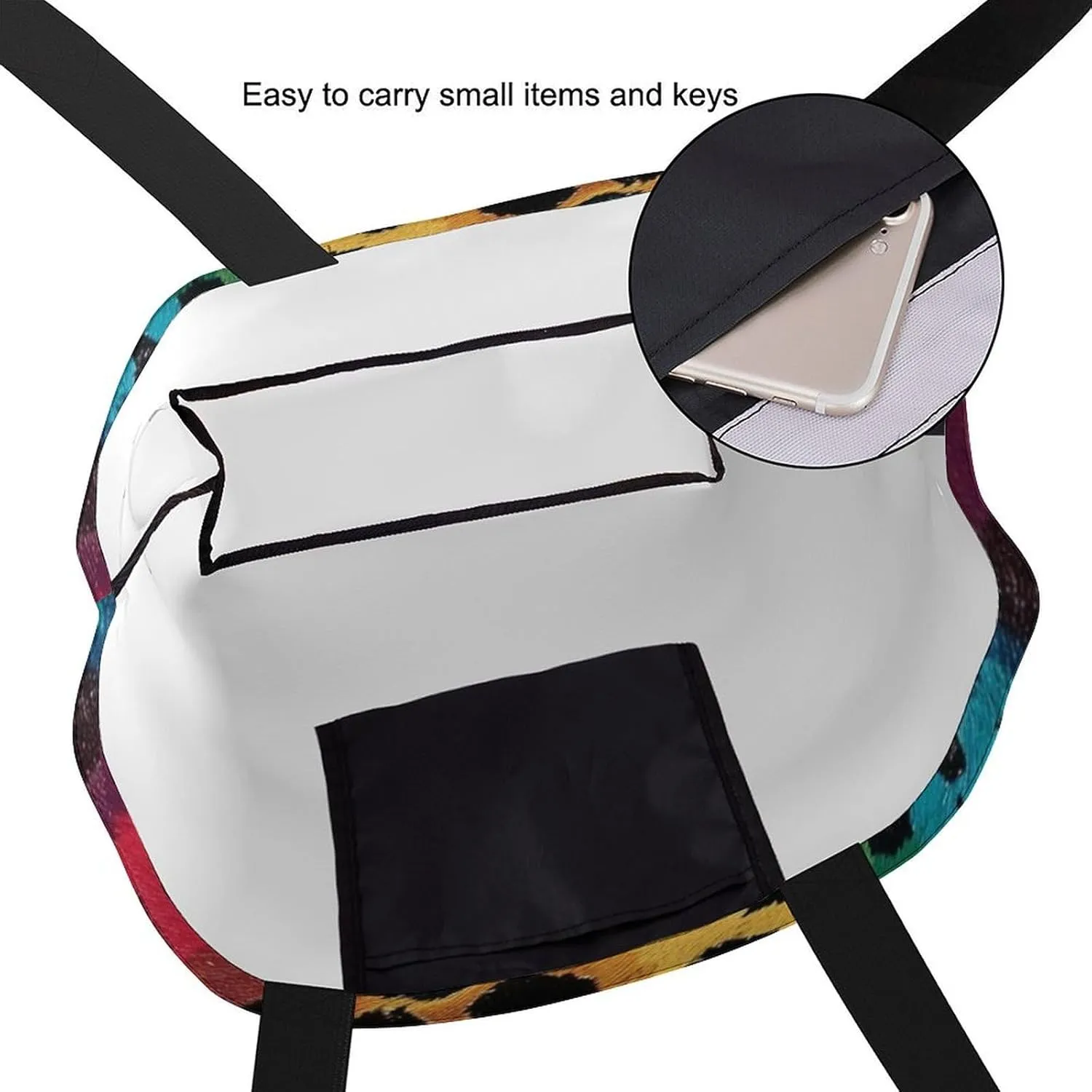 Canvas Tote Bag Large Women Casual Shoulder Bag Handbag Reusable Beach Shopping Grocery Bag For Outdoors
