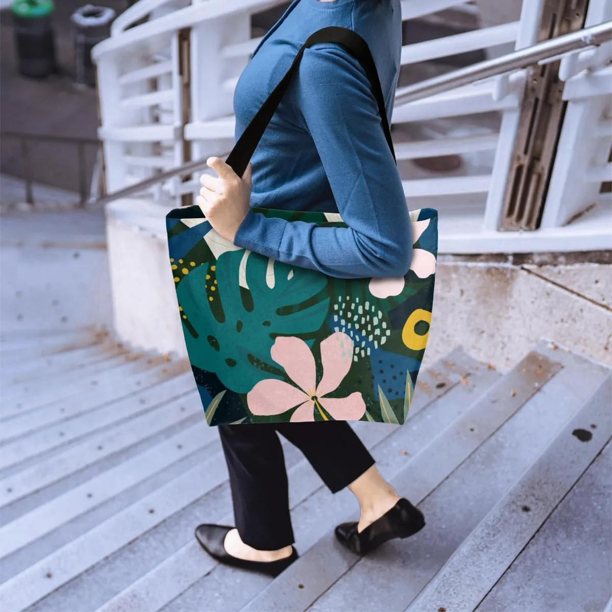 Canvas Tote Bag Large Women Casual Shoulder Bag Handbag Reusable Storage Shoulder Bag
