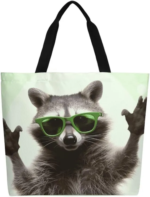 Canvas Tote Bag - Large Women's Casual Shoulder Handbag - Reusable Beach & Shopping Grocery Bag for Outdoors